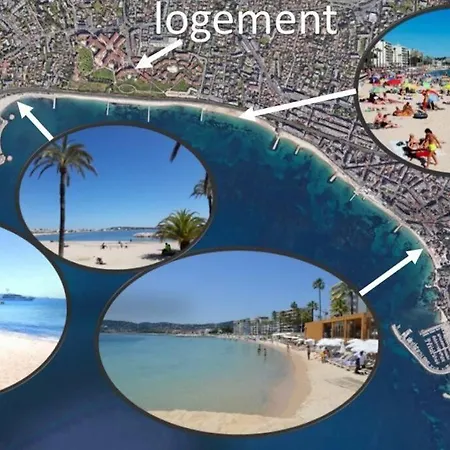 Daire F2 Climatise, Piscine, Parking, A Pied