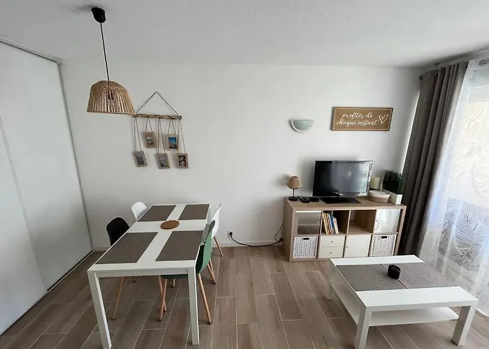 F2 Climatise, Piscine, Parking, A Pied 公寓